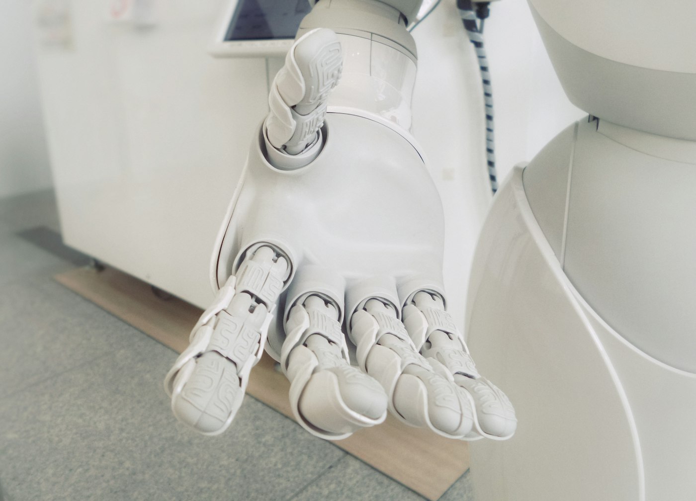 Neural network / AI robot visual — ClomedixTech AI agent development.